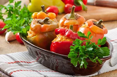 Рецепт фаршированного перца с фото пошагово на Вкусном Блоге