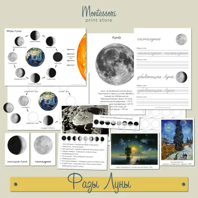 Фазы Луны | Иллюстрированное Руководство по Астрономии