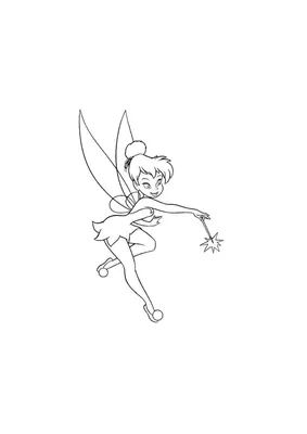 Раскраска Фея Динь-Динь | Раскраски Феи (Tinker Bell) Фея Динь (Тинкер  Белл) Fairies coloring pages