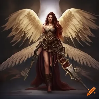 Fantasy angel on Craiyon
