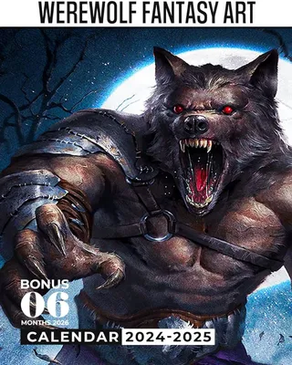 Werewolf fantasy mascot Royalty Free Vector Image