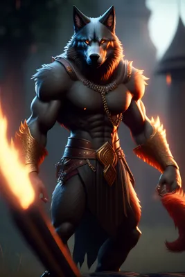 Lupo - werewolf beast warrior fantasy miniatures - Beastshape Tribe