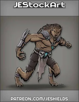 STL file Werewolf (+ pre-supported version) (4) - Darkness Chaos Medieval  Age of Sigmar Fantasy Warhammer 🐺・3D printing template to download・Cults