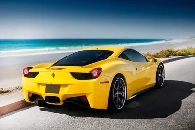 Обои Ferrari 458 italia Автомобили Ferrari, обои для рабочего стола, фотографии  ferrari, 458, italia, автомобили, забор, феррари, небо Обои для рабочего  стола, скачать обои картинки заставки на рабочий стол.