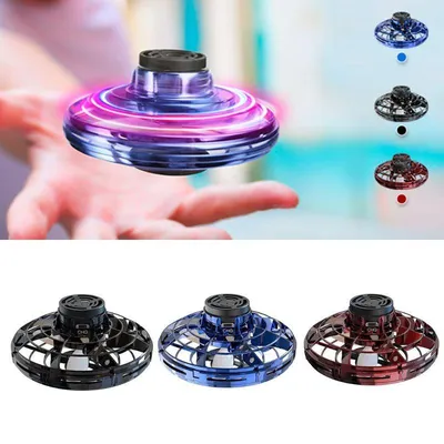 Spinner With Paper|led Fidget Spinner - Stress Relief Toy For All Ages,  Glow-in-dark Gyro