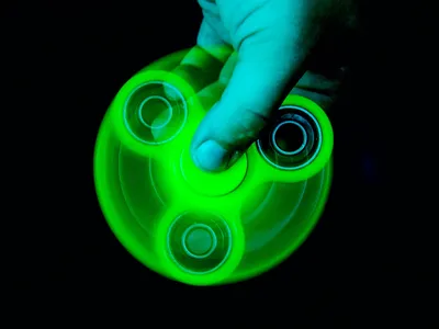 Solid Color Fidget Spinner Assortment - 12 Pc. | Oriental Trading