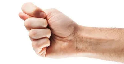 Жест фига, женская рука вид сбоку Stock Photo | Adobe Stock