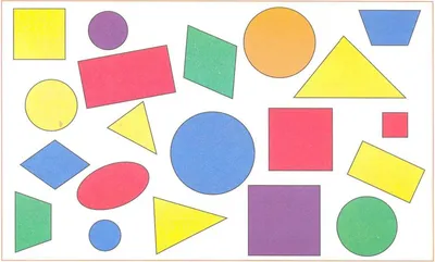 Развивающая игра «Цветные фигуры» – распечатать для детей