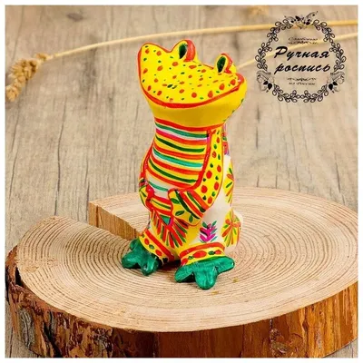 Филимоновская игрушка «Лягушка» — купить в интернет-магазине по низкой цене  на Яндекс Маркете