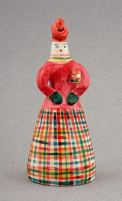 Филимоновская игрушка колокольчик «Олень» розового цвета - СМЛ0002818877 -  оптом купить в Белгороде по недорогой цене в интернет-магазине Стартекс