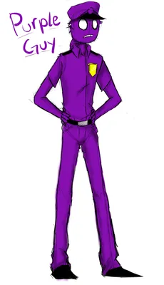 Наклейка Фиолетовый человек/Фиолетовый парень/Purple Guy PNG - AVATAN PLUS