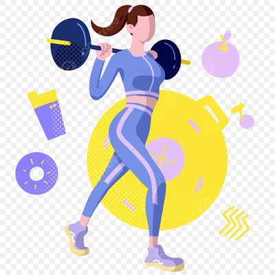 спорт фитнес иллюстрация потеря веса PNG , девушка для похудения,  мультфильм иллюстрация, фитнес иллюстрация PNG картинки и пнг PSD рисунок  для бесплатной загрузки