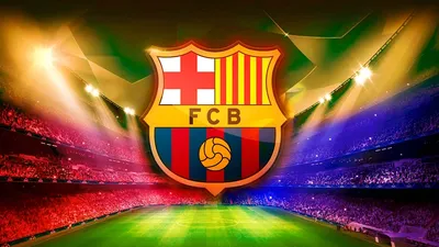 Виниловая наклейка с эмблемой ФК \"Барселона\"