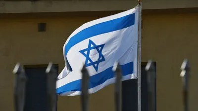 Патч флаг Израиля на липучке | קסדה