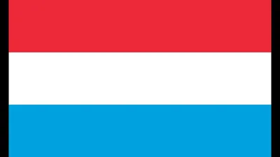 Флаг Люксембурга изолировал на белой предпосылке Иллюстрация штока -  иллюстрации насчитывающей европа, положения: 155385725