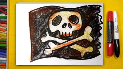 Флаг Пиратский / 90х135 / Полиэфирный Шелк / Флаг Веселый Роджер / Флаг  пиратский / Пираты Карибского моря / Пиратский флаг / Черный флаг / Череп /  Флаг в подарок / FlLife - купить Флаг по выгодной цене в интернет-магазине  OZON (606677669)