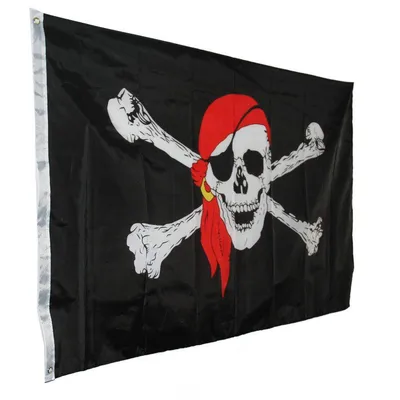 Патч Abrams \"Флаг пирата Эмануэля Винна (Emanuel Wynne)\" | Black - 12042