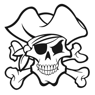 Десантник Флаг Пиратский для пиратов