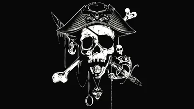 ᐉ Флаг пиратский Resteq полиэстер 150х90 см (VA-Jolly Roger)