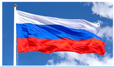 Флаг россии. иллюстрация российского флага размахивая. | Премиум Фото