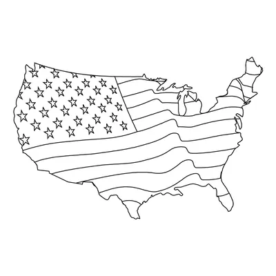 Usa, United States, American Flag Vector Images