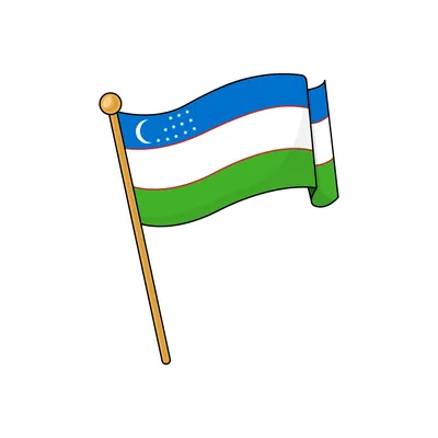 Купить флаг Узбекистана в Москве за ✓ 375 руб.