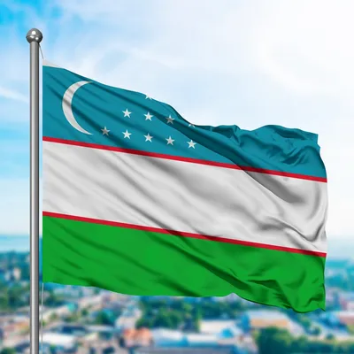 Флаг Узбекистана купить в Екатеринбурге