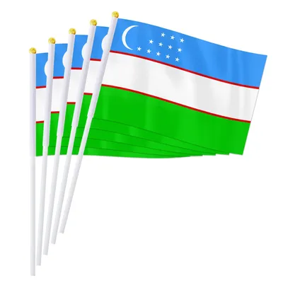 Флаг Узбекистана — Интернет-магазин — promflag.ru