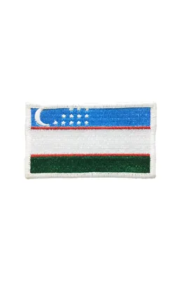 Флаг Узбекистана 135х90см. купить в Москве