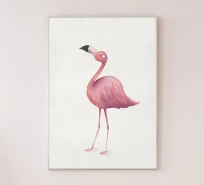 Постер 28 картин \"Розовый фламинго рисунок\" 50x40 см без рамы по цене 710  ₽/шт. купить в Ижевске в интернет-магазине Леруа Мерлен