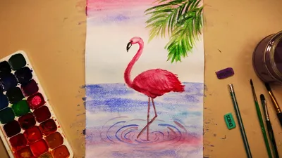Тропическая розовая птица фламинго стоит в воде Vector иллюстрация  нарисованная рукой изолированная на белой предпосылке Иллюстрация вектора -  иллюстрации насчитывающей джунгли, естественно: 110396093