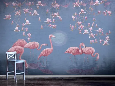 Картина \"Фламинго в лучах заката\". Розовые фламинго в интернет-магазине  Ярмарка Мастеров по цене 3000 ₽ – R5HQEBY | Картины, Самара - доставка по  России