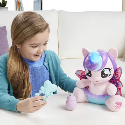 Hasbro Набор My Little Pony Фларри Харт - «3 года с Фларри Харт 💙  Интерактивная малышка-пони, которая плачет, смеётся и ест из бутылочки,  только понарошку)» | отзывы