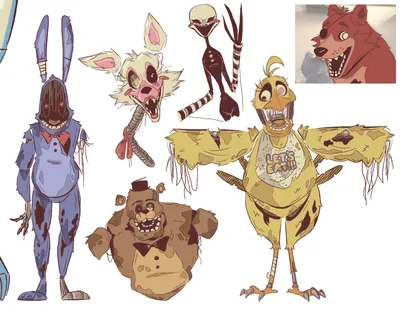 What are all of the animatronics in FNAF 2? - Quora