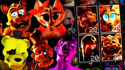 Персонажи Five Nights At Freddy's 1: обзор аниматроников