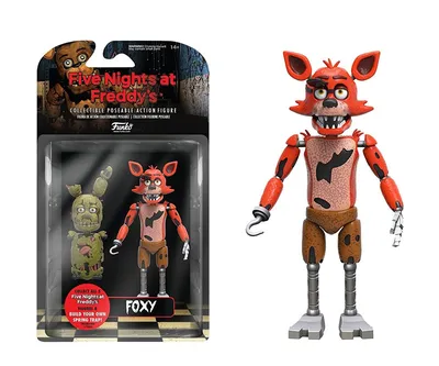 Подвижная фигурка Фокси ФНАФ (Foxy Action Figure) - купить с доставкой по  выгодным ценам в интернет-магазине OZON (155358760)