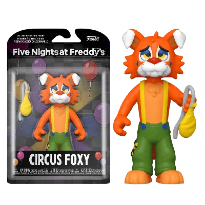 Мягкая Игрушка Кошмарный Сломанный Фокси Withered Foxy 5 Ночей с Фредди  Five Nights at Freddy's 20 см