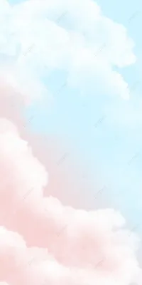 Голубое небо Розовое облако красочный мобильный телефон обои Фон Обои  Изображение для бесплатной загрузки - Pngtree