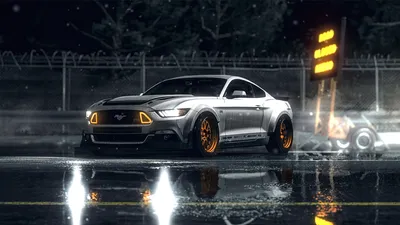 Ford Mustang GT White - обои Wallpaper Engine - Игры