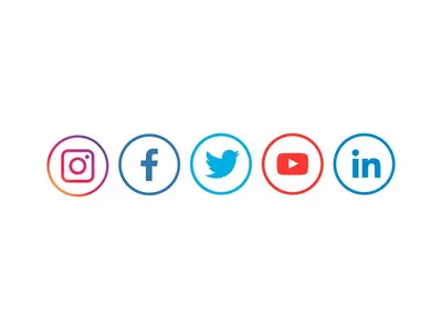 Social Media Icon PNG vector in SVG, PDF, AI, CDR format