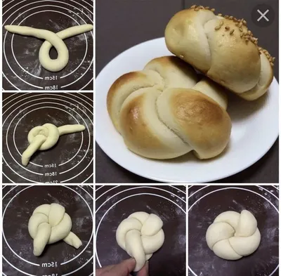 Beautiful buns. Methods for forming buns. - YouTube