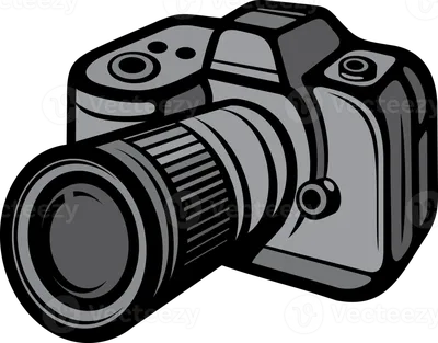 Photo camera PNG transparent image download, size: 2381x1987px