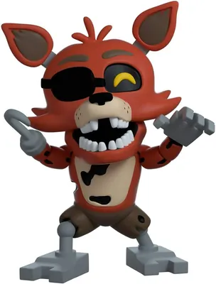 Made a Youtooz styled Nightmare Foxy plush fan concept :  r/fivenightsatfreddys