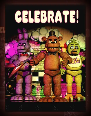 Five Nights at Freddy's - Celebrate! Poster | Fnaf freddy, Five nights at  freddy's, Fnaf