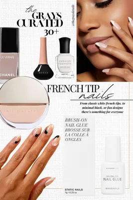 Press-On Nails French Manicure - Medium Nails – MCoBeauty
