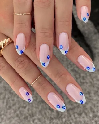 The Micro French Manicure: Fall's Big Short Nail Trend