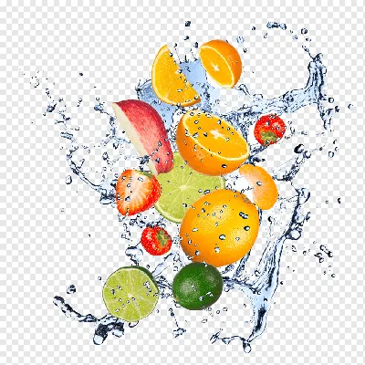 Скачать обои вода, фрукты, апельсин, дольки, цитрусы разрешение 3840x2160  #134504