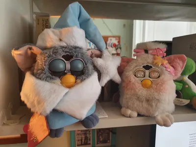 Furby Furblets Rocker Ooh-Koo Blue and White Plush