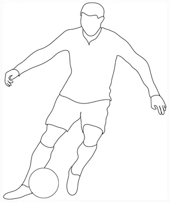 Как нарисовать футболиста поэтапно 6 уроков