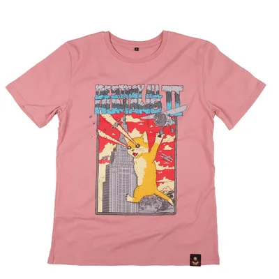 Кэтзилла (двусторонняя) футболка – купить в Barking Store, актуальный мерч  с животными